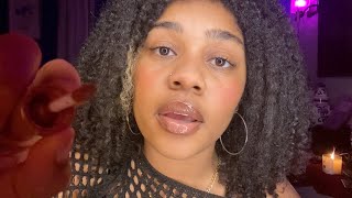 ASMR- Fast and Aggressive Mouth Sounds + Personal Attention 🤬💓 (LIPGLOSS PUMPING, FACE BRUSHING)