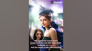 Create Your Met Gala Moment with Snapme! #aigenerated #metgala #fashion #ai #beauty #transformation