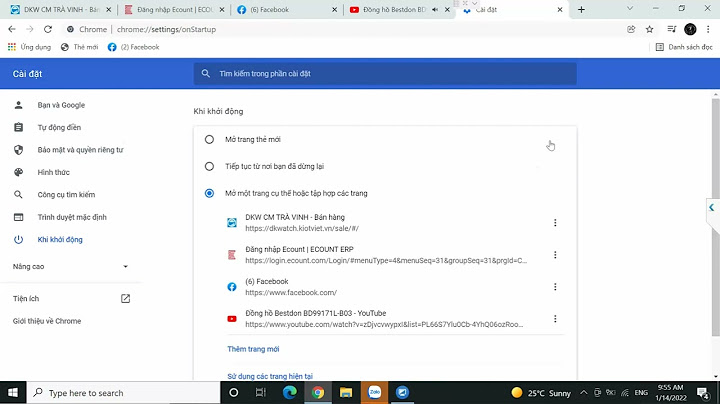 Cách mở nhiều tab trên google chrome