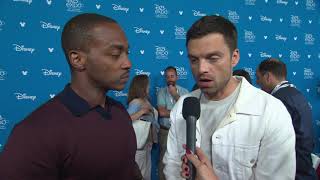 The Falcon and the Winter Soldier: Sebastian Stan & Anthony Mackie Interview | ScreenSlam