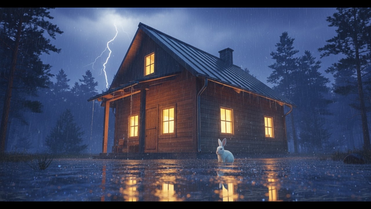 Cozy Sound of Rain │ Relax │ White Noise │ Insomnia │ Comforting Rain Sounds for Night Relaxation