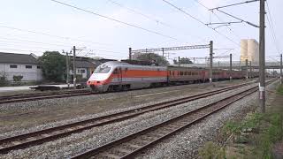 128次自強號通過斗南車站 20210419