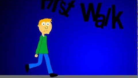 Adobe flash CS5 walking animation test