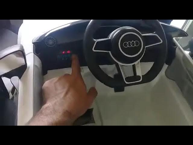 Carrinho Eletrico Bel Audi TT RS 12V Controle Remoto Vermelho