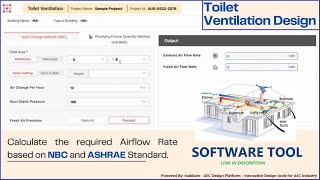 Software - Toilet Exhaust / Ventilation System Design and Fan Selection screenshot 3