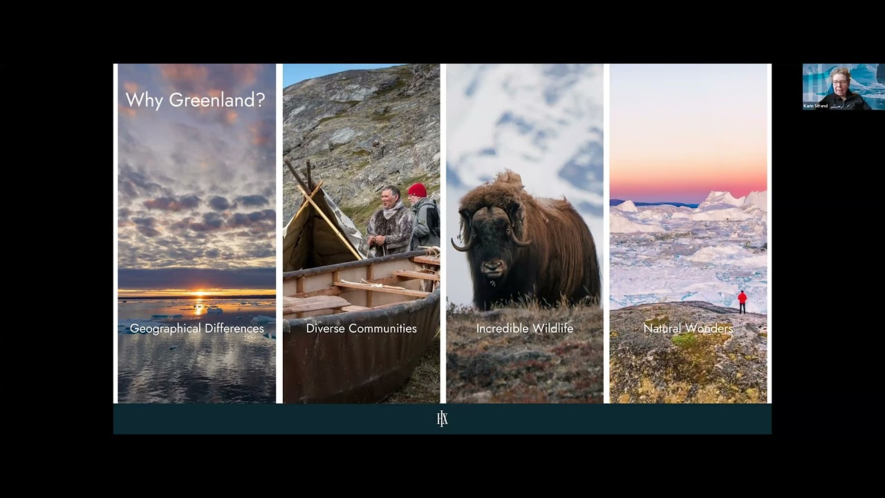 ⁣Greenland HX Expeditions cruise webinar