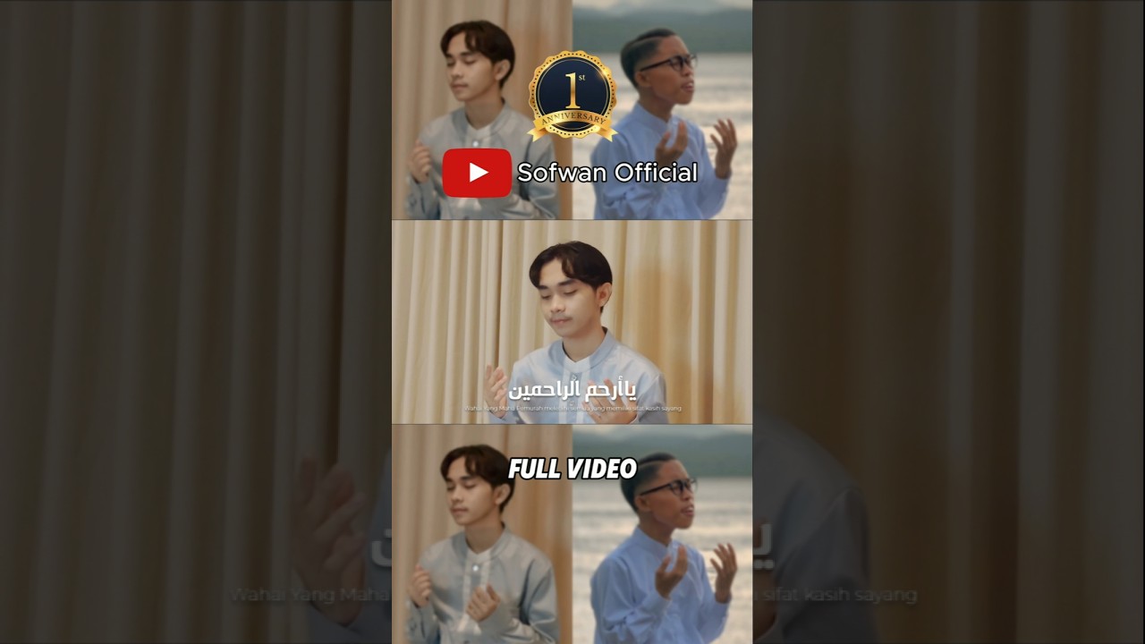 1st Anniversary On YouTube @SofwanOfficial #qosidah #istighotsah #yaarhamarrohimin