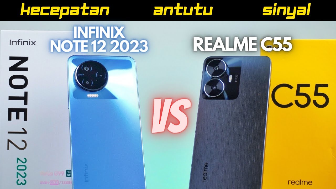 Si 'CHAMPION' DIHAJAR HABIS! 😱 DUEL Realme C55 vs Infinix Note 12 2023 Indonesia, Beneran CHAMPION?!