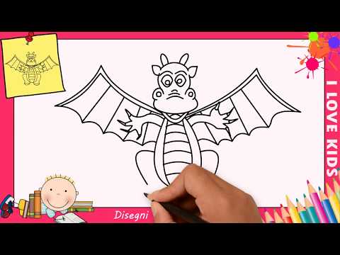 Disegni Di Drago Come Disegnare Un Drago Facile Passo Per Passo Per Bambini Youtube