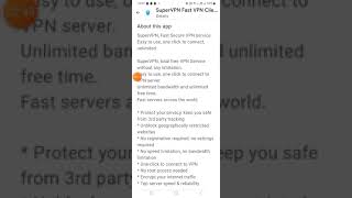 | Super VPN Fast VPN Client application | screenshot 5