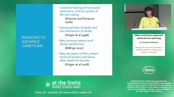 Dr Lorraine Petersen - When and how to approach ad...