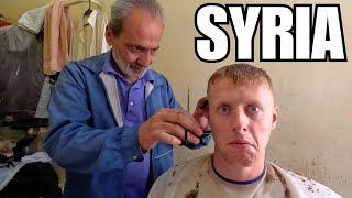 Syrian Barber Speaks No English....