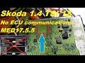Skoda Octavia 1.4 TSI 1Z no PCM/ECU communications. Crank no start. Fault finding and repair.