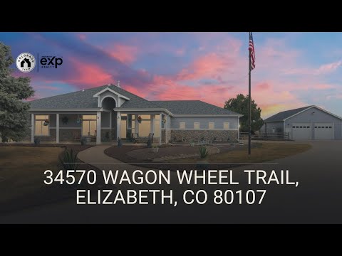 34570 Wagon Wheel Trail, Elizabeth, CO home video tour