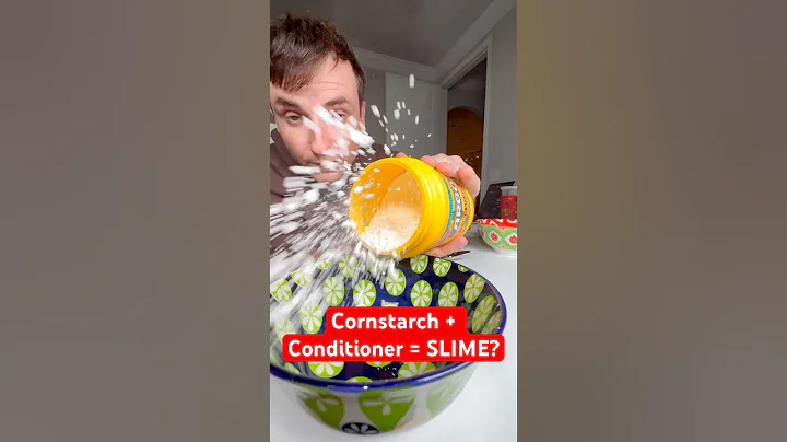 I Tried Cornstarch + Conditoner SLIME Recipe! 🤔 DIY NO GLUE