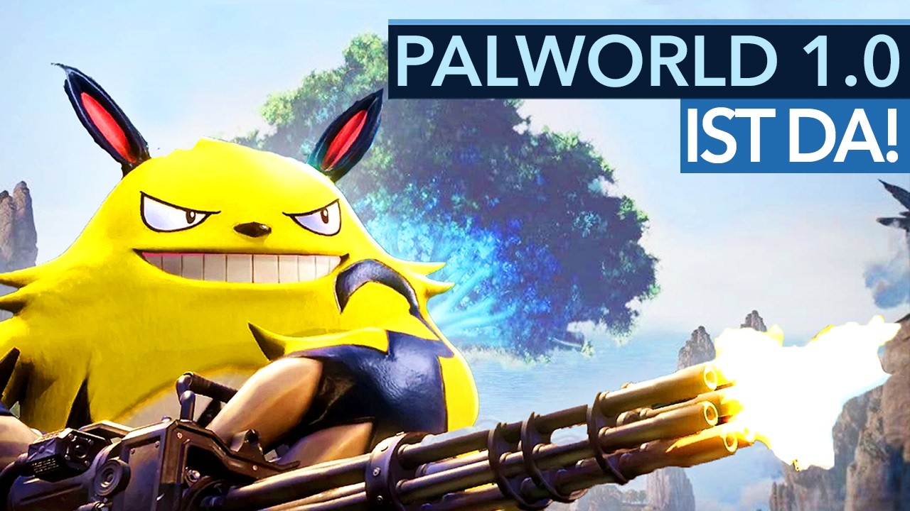 Palworld startet jetzt in Version 1.0 und baut weiter um!