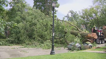 Storm cleanup underway as another bout with severe weather looms