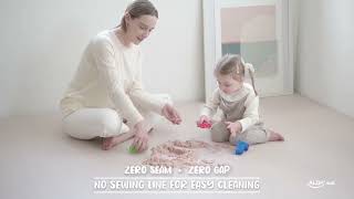 ALZiP Zero Baby Playmat | Zero Gap | Zero Dust | Zero Stitching