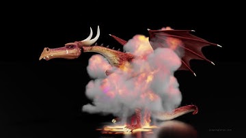 Blender 2.83/Eevee/EmberGen Fire and Smoke Test