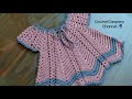 كروشيه فستان بناتى جميل  ( الجزء الاول ) _  (How To Crochet a girl dress (first part