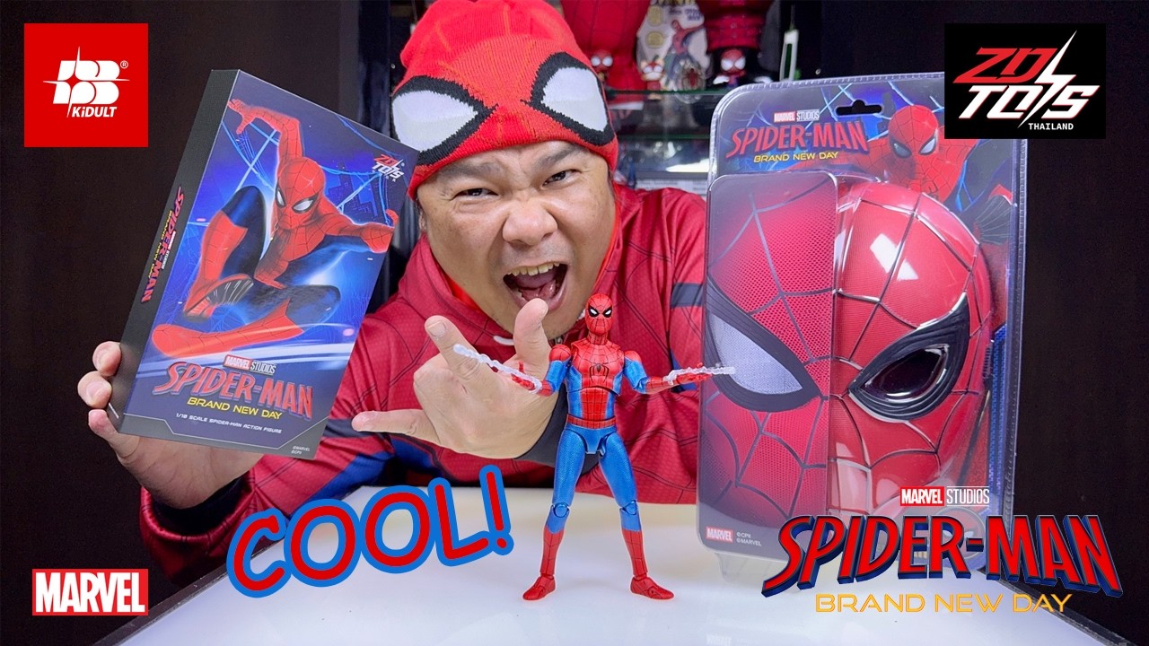 ZD TOYS SPIDER MAN BRAND NEW DAY 1:10 ACTION FIGURE & ROLE PLAY