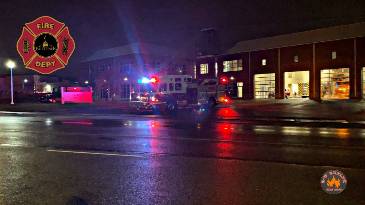 Kitchener Fire Department Pump 11 Responding - YouTube