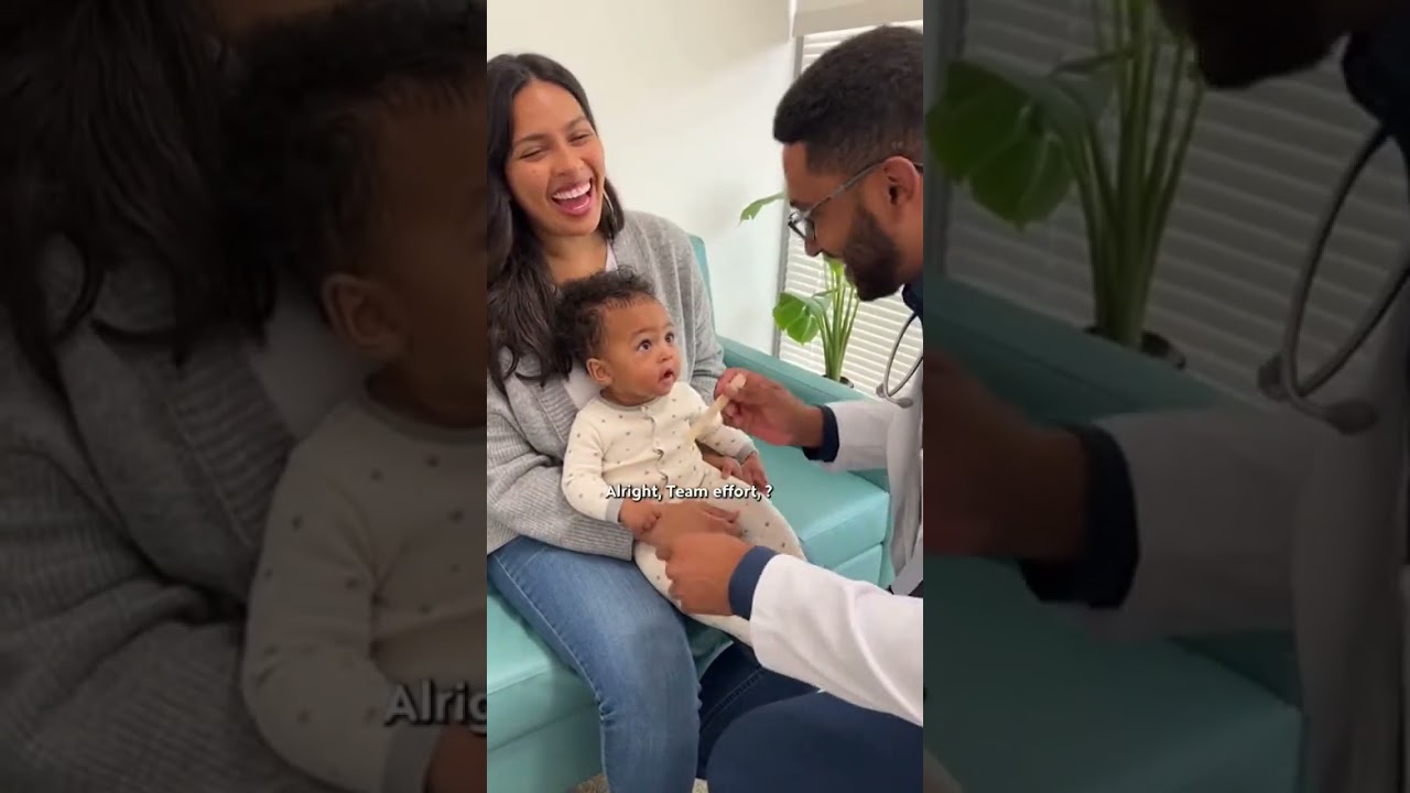 Baby Copies Doctor and Steals the Show🤣 