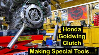 Derelict Goldwing:- Day 42,  Made My Own Clutch Removal Tool ! Profile