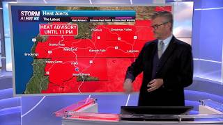 Hot temperatures continue for now