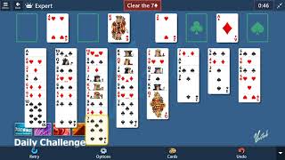 Microsoft Solitaire Collection - FreeCell [Expert] | March 14th 2021: Clear the 7♠ from the Board