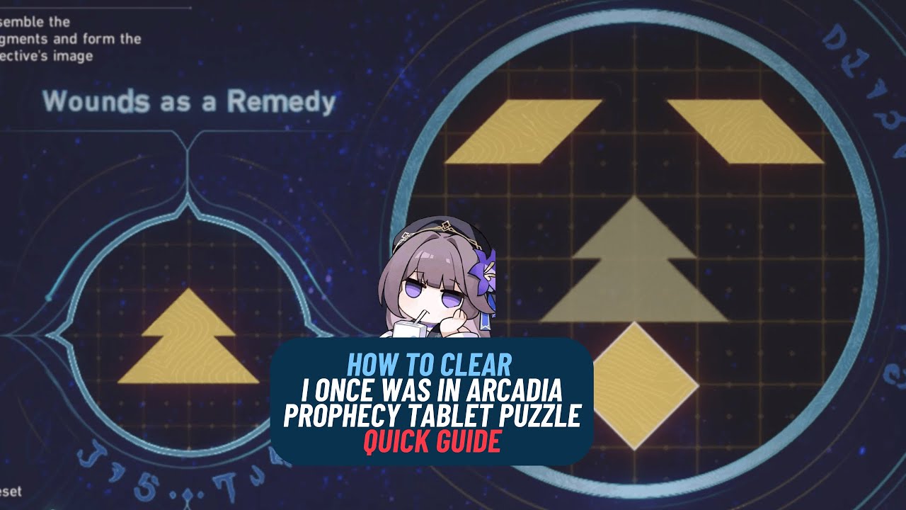 I Once was in Arcadia | Prophecy Tablet puzzle - Quick Guide | Honkai Star Rail