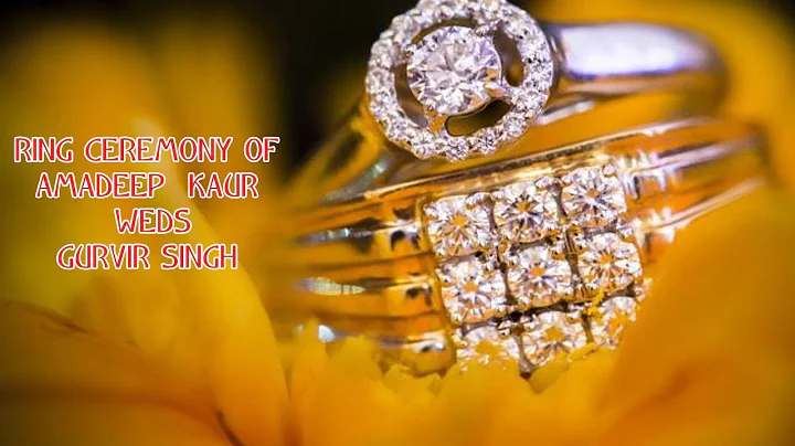 Live Ring Ceremony of  Amadeep  Kaur weds Gurvir Singh || JUGNU STUDIO MAZARI