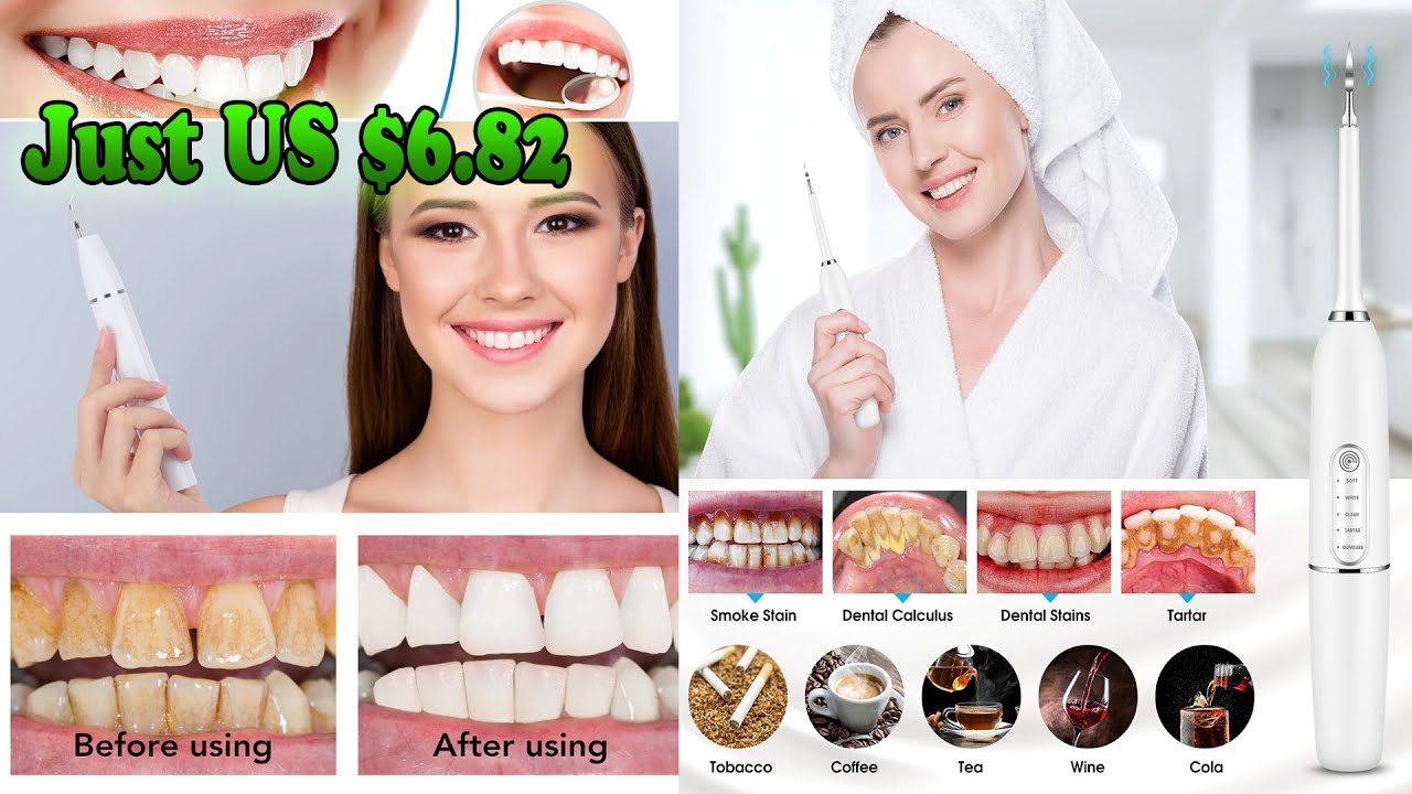 Sonic Electric Toothbrushes for Adult Kid Dental Calculus Remover Teeth Whitening Stains Remover