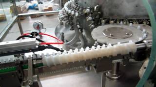 Eye drop filling stoppering and capping machine from BEYOND MACHINERY