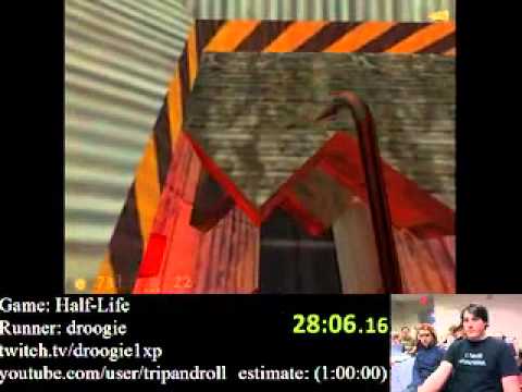 Half-Life 'Hard' SPEED RUN (0:39:25) [PC] Live by Coolkid #AGDQ 2014 