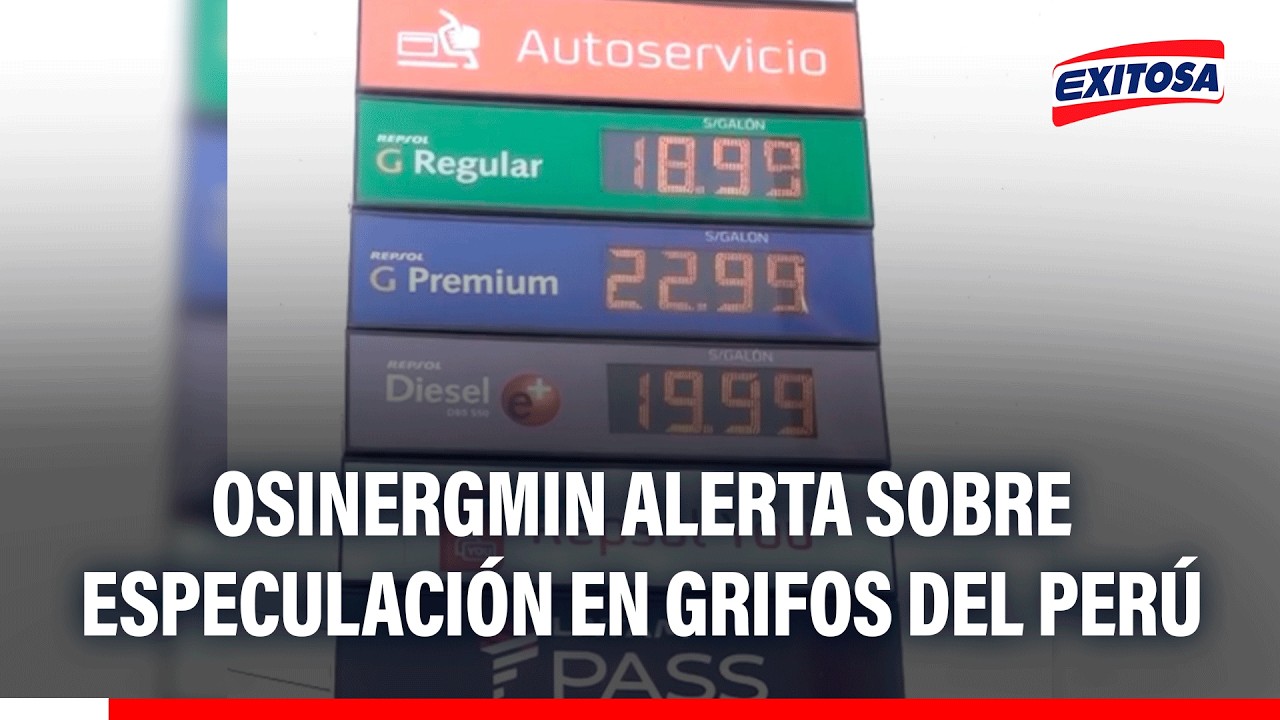 🔴🔵 Osinergmin alerta sobre especulación en grifos del Perú ante crisis de GNV