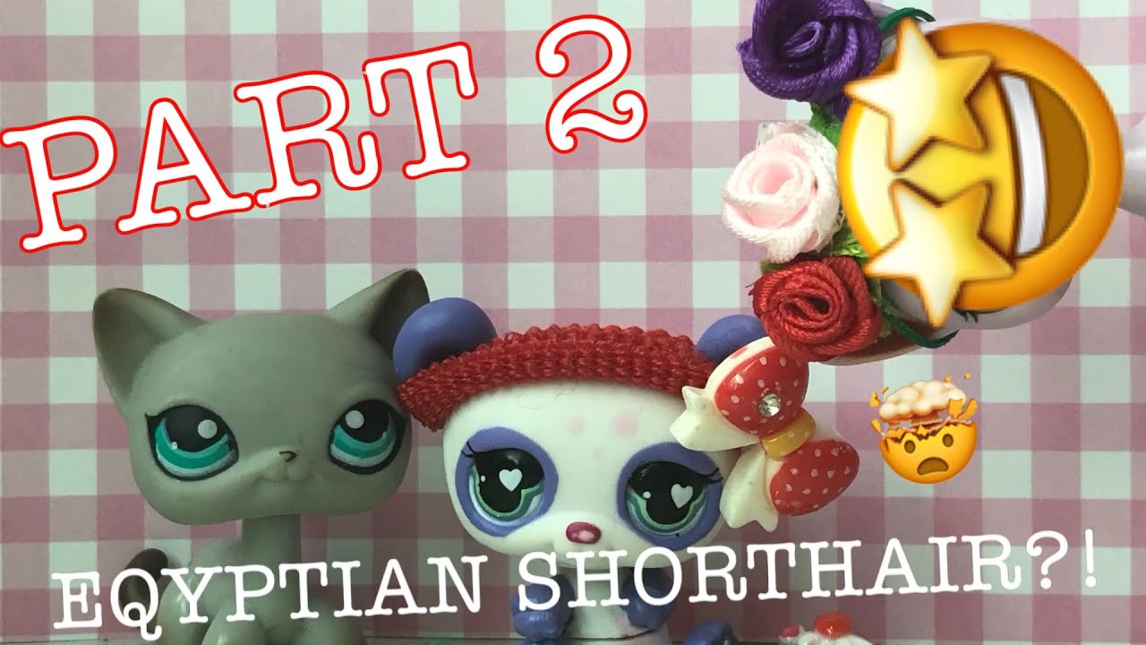Littlest Pet Shop LPS #391 - Egyptian Shorthair Cat - Hasbro - VHTF (Very Hard To Find)