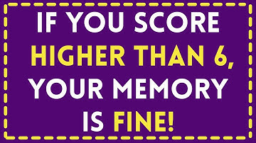 IF YOU SCORE HIGHER THAN 6, YOUR MEMORY IS FINE THAN YOU THINK! 🧠 | GK Quiz Challenge