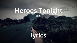 Janji - Heroes Tonight | lyrics | 8D audio |