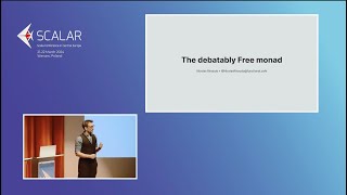 Nicolas Rinaudo THE DEBATABLY FREE MONAD Scalar Conference 2024