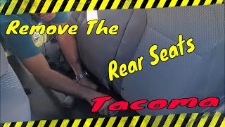 Removing The Rear Seats From A Toyota Tacoma (No Unnecessary Dialogue) by GitFit 87 views 7 months ago 17 minutes