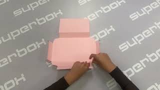 LidBottom Boxes Folding Instruction | Superbox