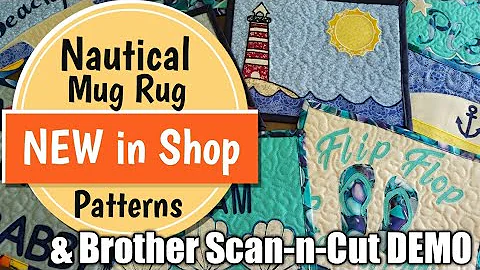 Discover Beautiful Nautical Mug Rug Patterns in Our Etsy Shop