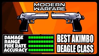 NEW OVERPOWERED AKIMBO DESERT EAGLE CLASS SETUP IN MODERN WARFARE! BEST DEAGLE AKIMBO CLASS SETUP!