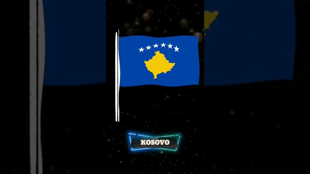 KOSOVO - National flag.