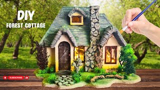 How to Make  Forest Cottage from Cardboard | DIY Project  @DIYAtelier by DIY Atelier 6,760 views 4 months ago 41 minutes