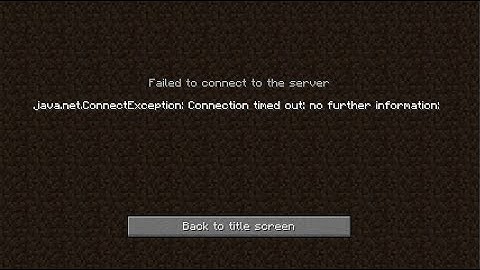 How to FIX java.net.connectexception problem ALL VERSIONS
