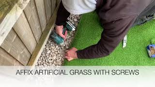 RETAINING AGGREGATE & LAYING ONTO CONCRETE - SNAKE EDGE FLEXIBLE EDGING SYSTEM
