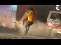 Watch: Leopard attacks police while trying to catch it, shocking visuals