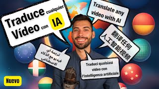 TRADUCE la Voz de Cualquier Video por IA 🌍 Tutorial con NUEVO Método de Elevenlabs